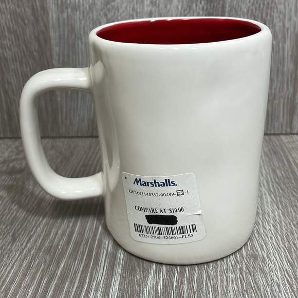 NWT Rae Dunn “MEOW” Ceramic Coffee Tea Mug Red - Picture 3 of 7